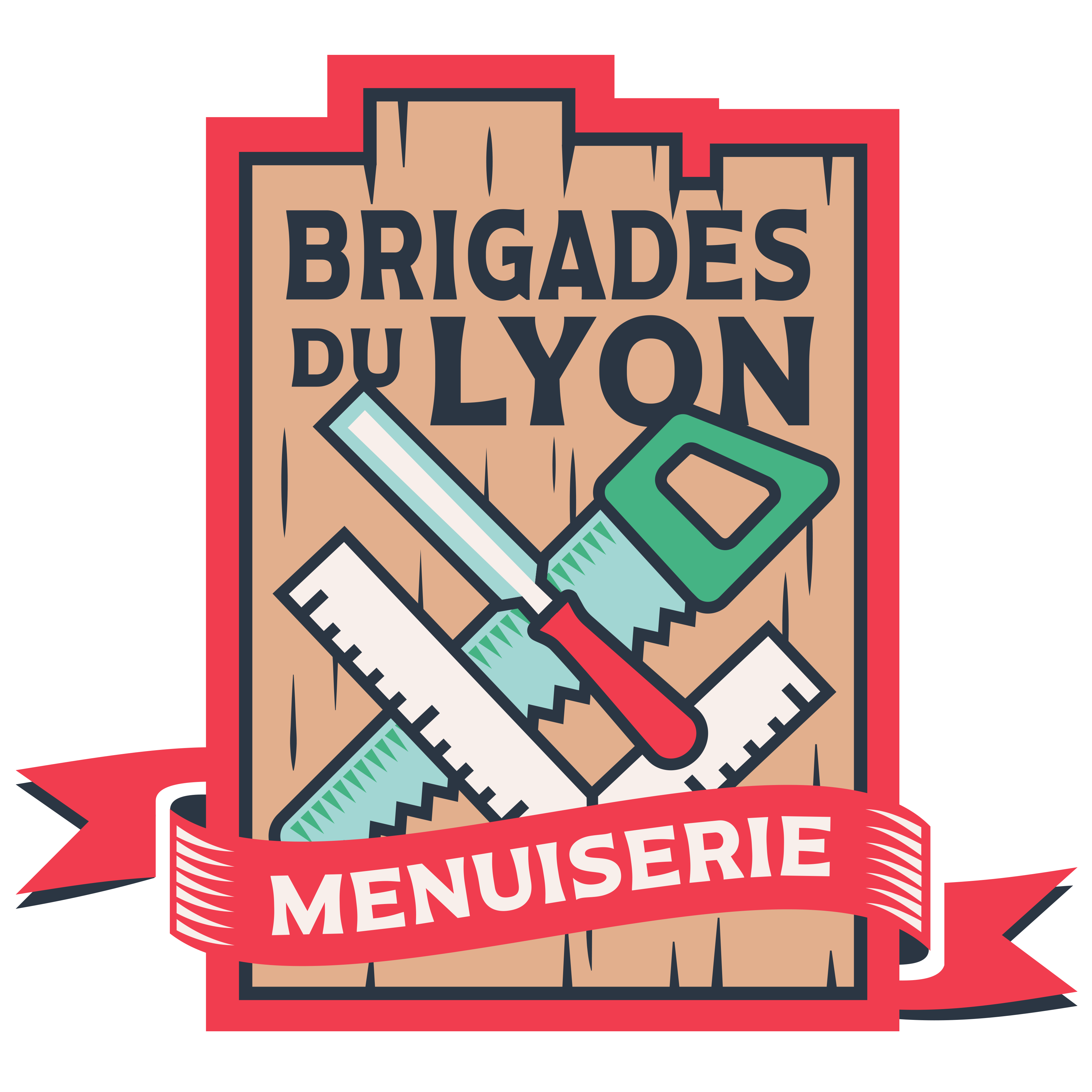 Blason Menuiserie Sur Fond Transparent